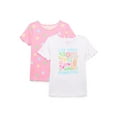 thumbnail image 1 of 365 Kids by Garanimals Girls Short Sleeve Tee, 2-Pack, Sizes 4-10, 1 of 3