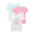 thumbnail image 1 of 365 Kids by Garanimals Girls Short Sleeve Tee, 3-Pack, Sizes 4-10, 1 of 4