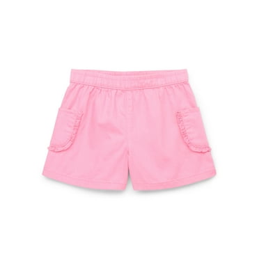 365 Kids by Garanimals Girls Solid Twill Shorts, Sizes 4-10