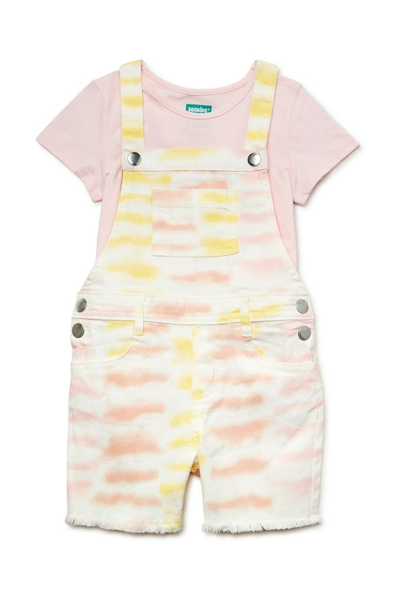 Girls Tee and Shortall Set, 2-Piece, Sizes 4-10