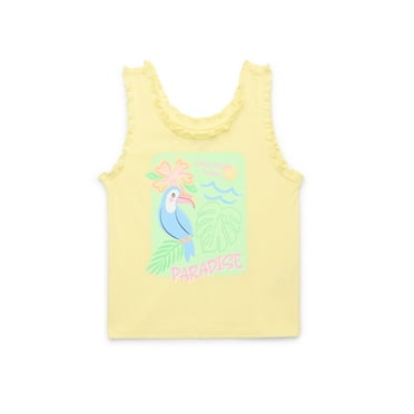 365 Kids by Garanimals Mini Ruffle Edge Tank Top, Sizes 4-10