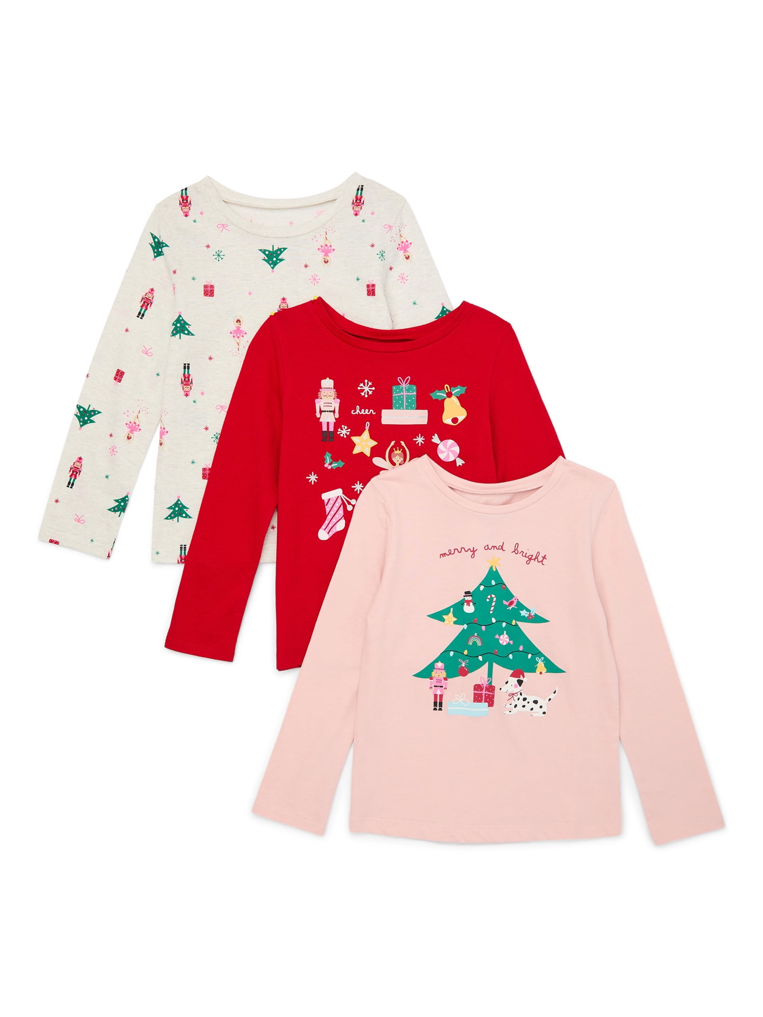 365 Kids from Garanimals Toddler Girls Holiday Outfit Set, 5-Piece, Sizes 4-10