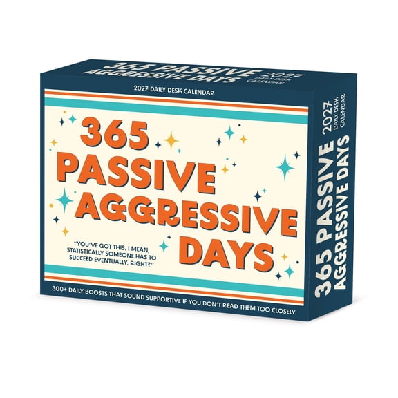 Willow Creek Press, 365 Passive Aggressive Days 2027 Box Calendar