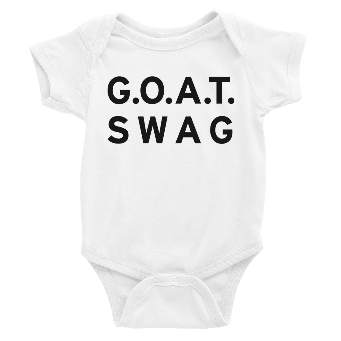 365 Printing GOAT Swag Baby Bodysuit Gift White Baby Boy Birthday Baby  Jumpsuit - Walmart.com