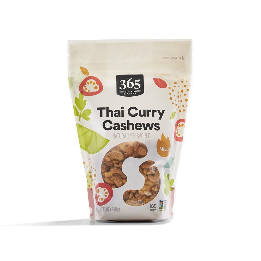 365 by Whole Foods AIF4 Market, Cashews Thai Curry, 12 Ounce