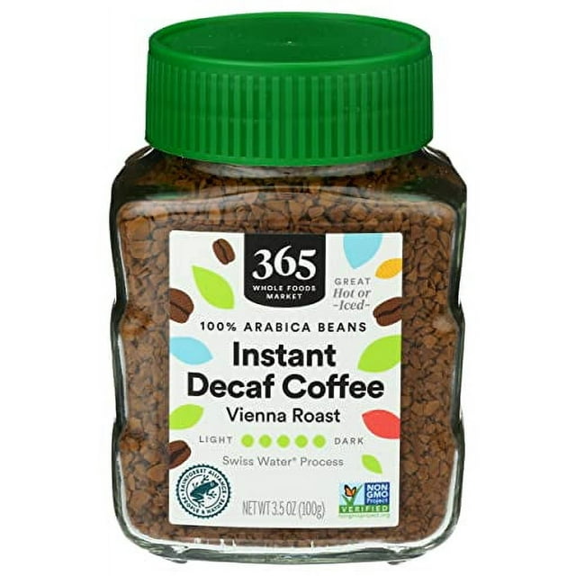365 by Whole Foods Market, Decaf Instant Coffee, 3.53 Ounce