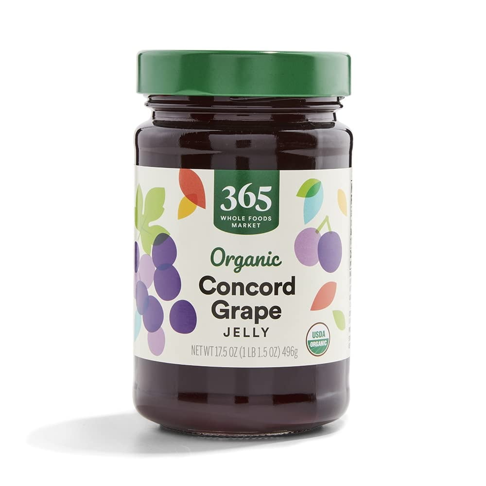 365 by Whole Foods Market, Organic BSL1Concord Grape Jelly, 17.5 OZ