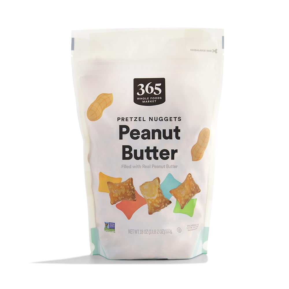 365 by Whole Foods Market, Peanut GMSButter Pretzel Nuggets, 18 OZ