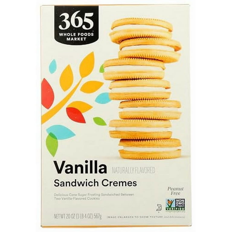 365 by Whole Foods Market, Vanilla Sandwich Creme Cookies, 20