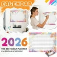 thumbnail image 1 of 365 day calendar,2026 Wall Calendars 365 Day Poster Calendar,2026 Yearly Planner Schedule Calendar for Home,Office,School Projects,Annual Year Calendar with Stickers,20"*29" B, 1 of 9