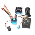 thumbnail image 1 of 3650 Brushless Motor 4300KV with 80A Brushless ESC Heat Sink Programming Card for 1/8/ 1/10 RC Car RC Boat Part, 1 of 8