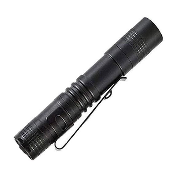 365nm UV Flashlight, Aluminum Alloy, Pen Clip, for Mineral Detection, Currency and Pet Stain, 1 Pc