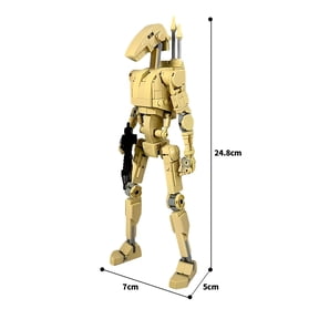 Gobricks Sp222ce War A1275-367 PCSB1 Battle Robot Building Blocks Model B1 Alien Robot Bricks Assemble Toys Boys Birthday Gifts Collect Toys