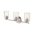 thumbnail image 1 of Open Box 3683-SN-Millennium Lighting-3 Light Bath Vanity-7.88 Inch Tall and 22 Inch Wide-Satin Nickel Finish, 1 of 2