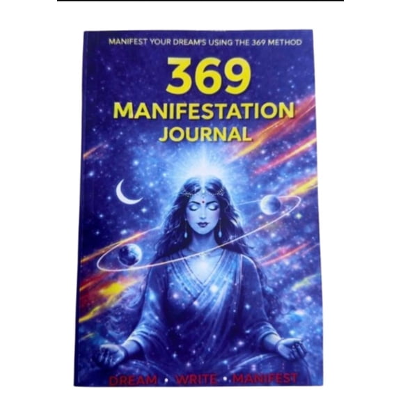 369 Manifestation Journal  Daily Law of Attraction Affirmation Diary | 3-6-9 Method Writing Book for Wealth, Success & Dream Life | Guided Manifest Your Goals Notebook