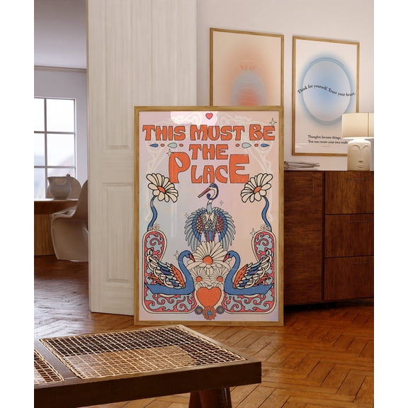 369 Prints 70S Decor, 70S Floral Pattern Print, Retro Home Decor, Hippie 60S Decor, Vintage Poster, Wall Art, Retro 60S Home Decor, 70S Wall Art UNFRAMED, 16x24