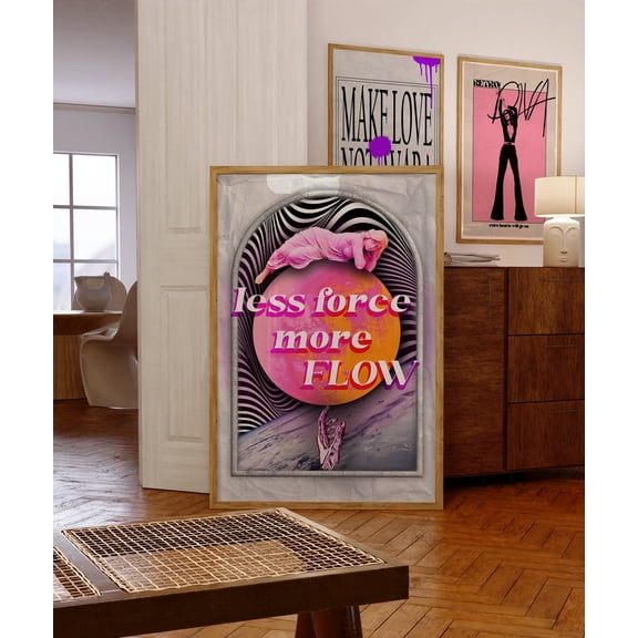 369 Prints 70S Retro Wall Art Print, Psychedelic Poster, Vintage Wall Hanging, Spiritual Print, Aesthetic Wall Decor, Wall Art, Trippy Art UNFRAMED, 12x18