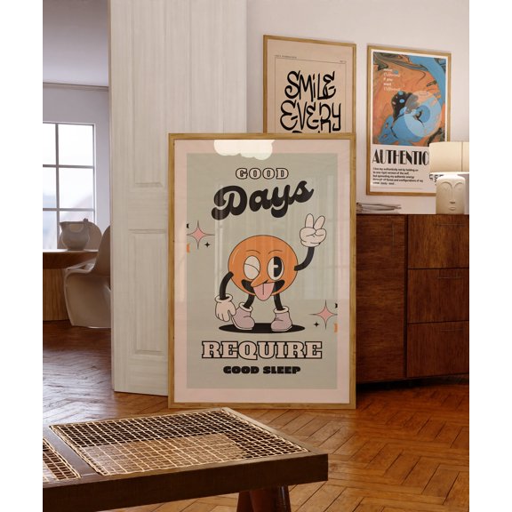 369 Prints 70S Wall Decor, 60S Vintage Funky Wall Decor, Y2K Checkered Print, Print, Art, 70S Retro Wall Art, UNFRAMED, 8x12