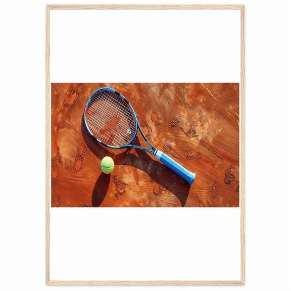 369 Prints Abstract Tennis Wall Art Tennis Racket Print Tennis Painting Tennis- No Framed, Vintage Wall Art, Trendy Retro Print, Room Decor, Wall Art UNFRAMED, 16x24