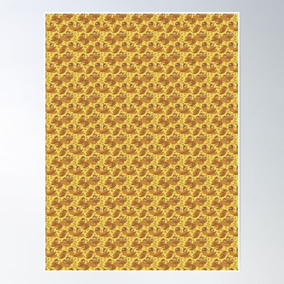 369 Prints Adorable Sloth Pattern - Perfect Gift For Sloth And Relaxation Enthusiasts!- No Framed, Vintage Wall Art, Trendy Retro Print, Room Decor, Wall Art UNFRAMED, 16x24