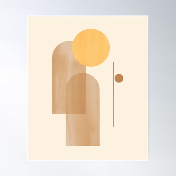 369 Prints Architecture Abstract Composition- No Framed, Vintage Wall Art, Trendy Retro Print, Room Decor, Wall Art UNFRAMED, 8x12