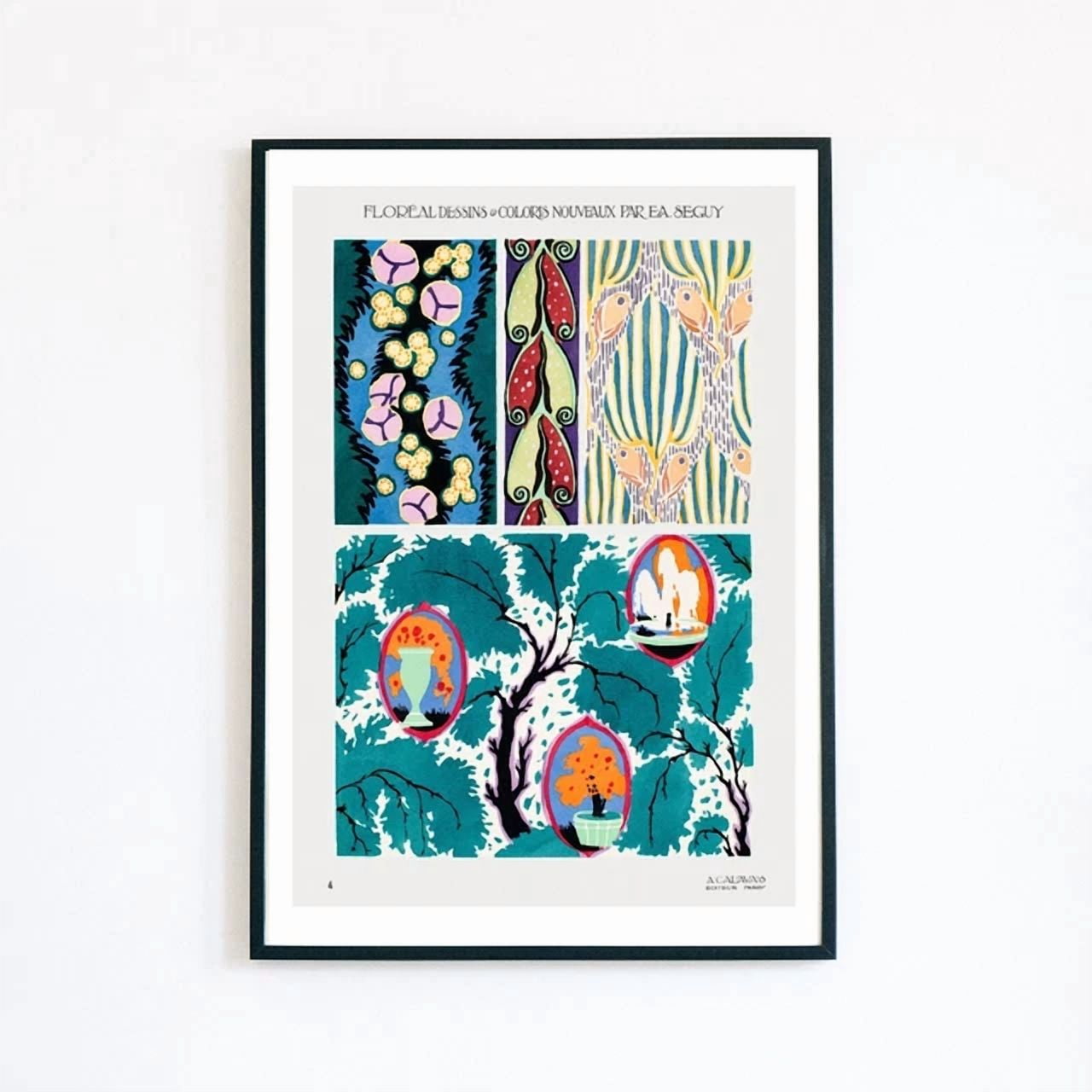 369 Prints Art Nouveau 1925 Vintage Flower Patterns Illustration Home ...