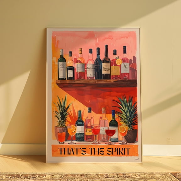 369 Prints Bar Art Print Vintage Liquor Poster Bar Cart Wall Art Bar Printable Art S Wall Decor Print Wall Art UNFRAMED, 8x12