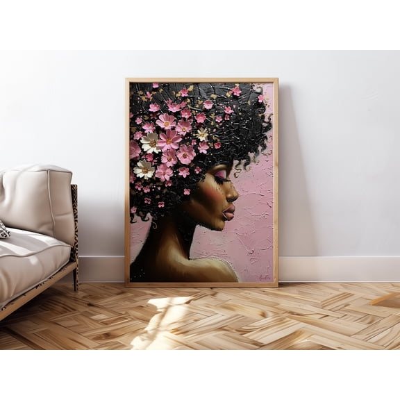 369 Prints Black Woman Original Art African American Print Poster Aesthetic Wall Decor For Girl Printable Wall Art Download UNFRAMED, 8x12