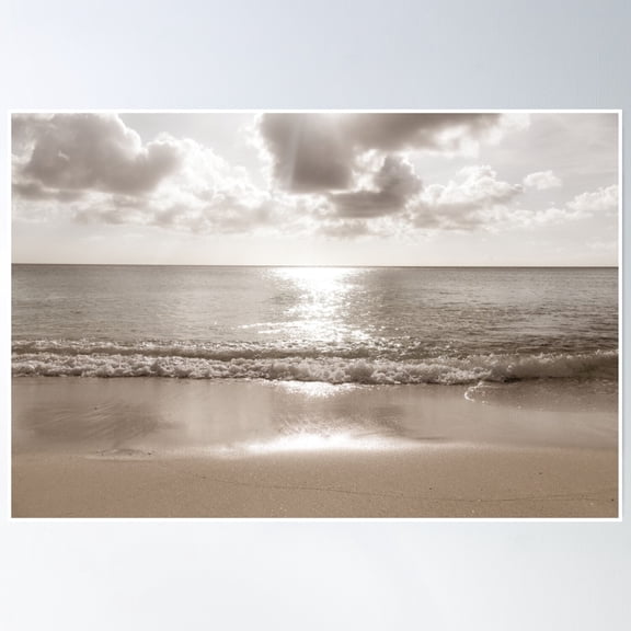 369 Prints Caribbean Beach Zen Oasis #2 #Ocean #Wall #Art- No Framed, Vintage Wall Art, Trendy Retro Print, Room Decor, Wall Art UNFRAMED, 8x12