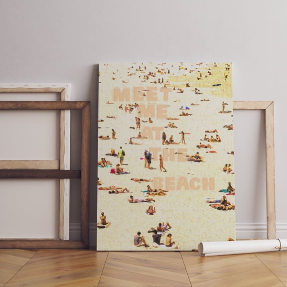 369 Prints Coastal Beach Wall Decor, Beach House Wall Art, Trendy Beach Poster, Trendy Ocean Wall Art, Meet Me At The Bach, Download UNFRAMED, 24x36