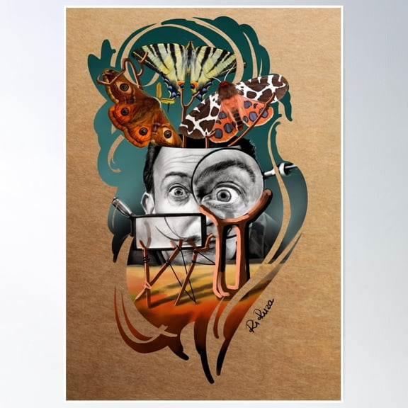 369 Prints Dali Print- No Framed, Vintage Wall Art, Trendy Retro Print, Room Decor, Wall Art UNFRAMED, 8x12