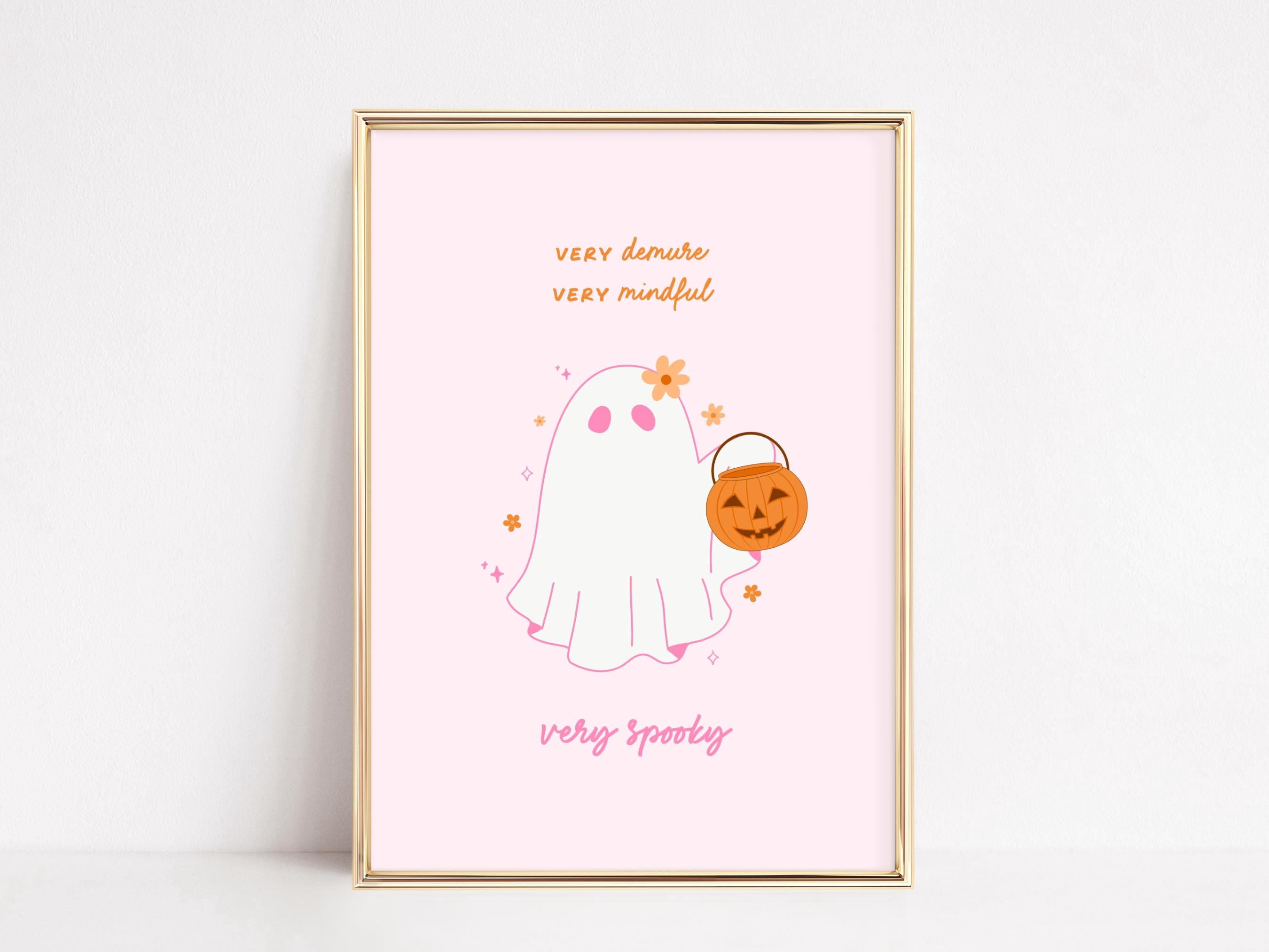 369 Prints very Demure Very Mindful Very Spooky Print | Funny Halloween ...