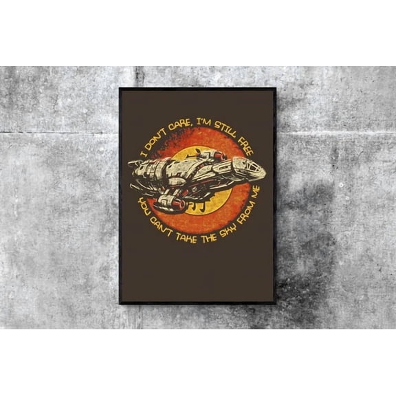 369 Prints Firefly Sci-Fi Poster Cult Classic Tv Show Wall Art Fan Gift Decor - No Framed, Vintage Wall Art, Trendy Retro Print, Room Decor, Wall Art UNFRAMED, 8x12