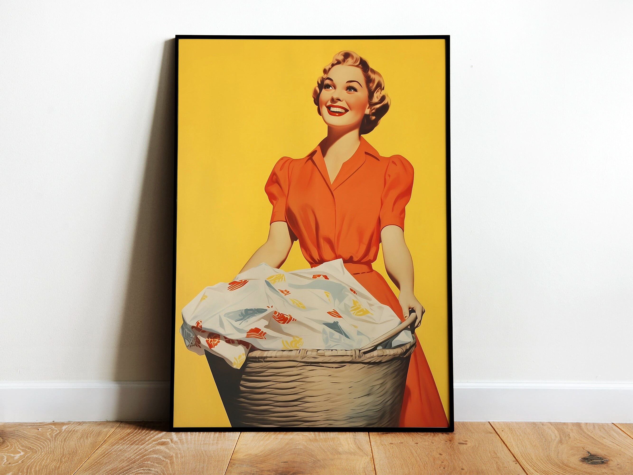 369 Prints Laundry Wall Art Retro Housewife Art Vintage 50S Print ...