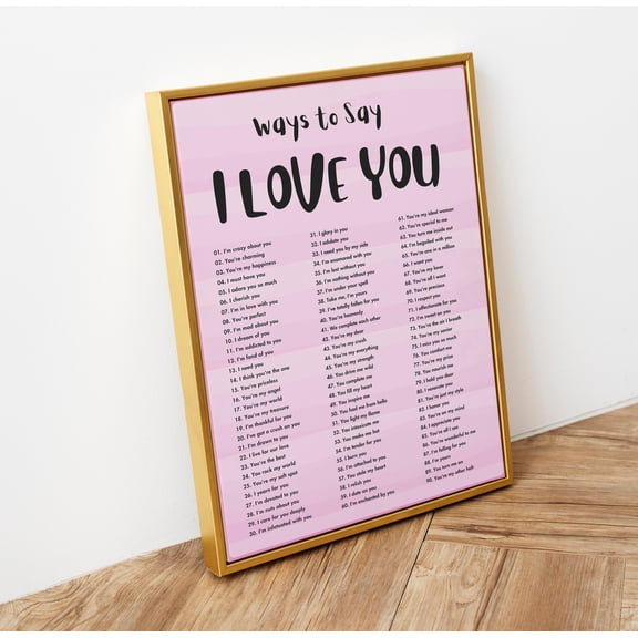 369 Prints Minimalist Love Wall Decor, I Love You Wall Art, Aesthetic Living Room Love Art Decor, Valentine'S Day Printable Room Decor UNFRAMED, 8x12
