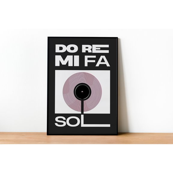 369 Prints Minimalist Music Poster, Typography Poster, Music Lover Gift, Vinyl Recor Decor, Trendy Wall Art, Apartment Decor, Download UNFRAMED, 8x12