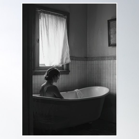 369 Prints Moments Of Quiet Reflection- No Framed, Vintage Wall Art, Trendy Retro Print, Room Decor, Wall Art UNFRAMED, 8x12