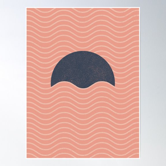 369 Prints Ocean Waves - Briny Deep I.- No Framed, Vintage Wall Art, Trendy Retro Print, Room Decor, Wall Art UNFRAMED, 8x12