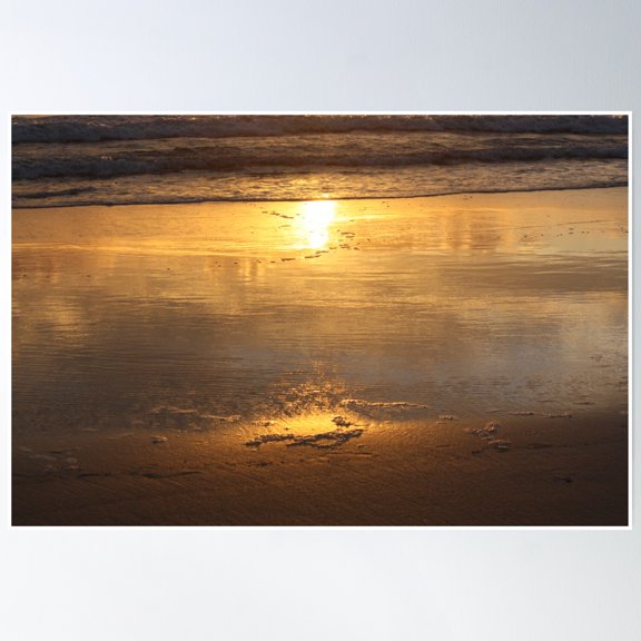 369 Prints Reflective Sunrise- No Framed, Vintage Wall Art, Trendy Retro Print, Room Decor, Wall Art UNFRAMED, 8x12