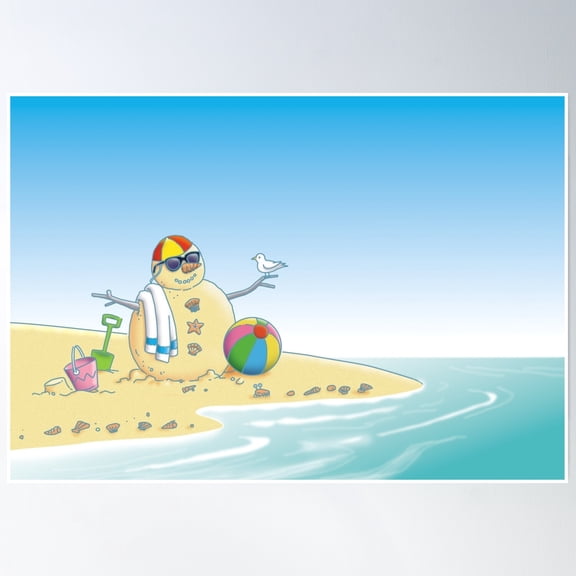 369 Prints Salty The Sandman- No Framed, Vintage Wall Art, Trendy Retro Print, Room Decor, Wall Art UNFRAMED, 8x12