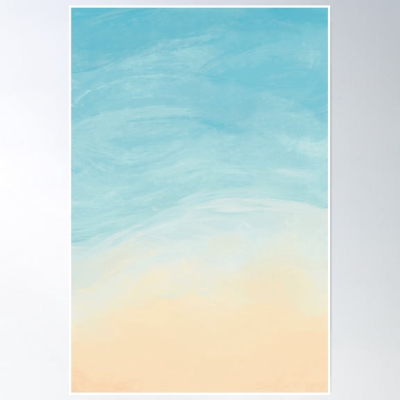 369 Prints Shoreline - Inspired By Disney Beach Club- No Framed, Vintage Wall Art, Trendy Retro Print, Room Decor, Wall Art UNFRAMED, 12x18