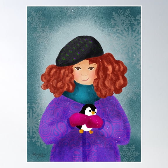 369 Prints Snow Day- No Framed, Vintage Wall Art, Trendy Retro Print, Room Decor, Wall Art UNFRAMED, 8x12