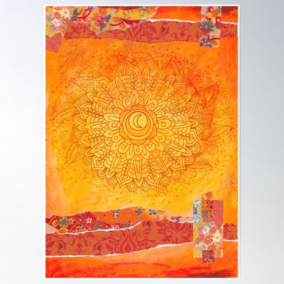 369 Prints Soul Art Sacral Chakra- No Framed, Vintage Wall Art, Trendy Retro Print, Room Decor, Wall Art UNFRAMED, 24x36