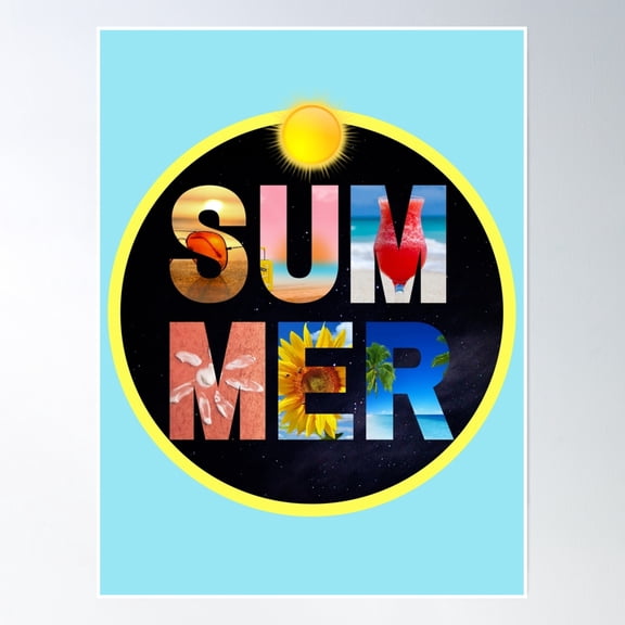 369 Prints Summer Full Of Sunshine.- No Framed, Vintage Wall Art, Trendy Retro Print, Room Decor, Wall Art, Poster Only