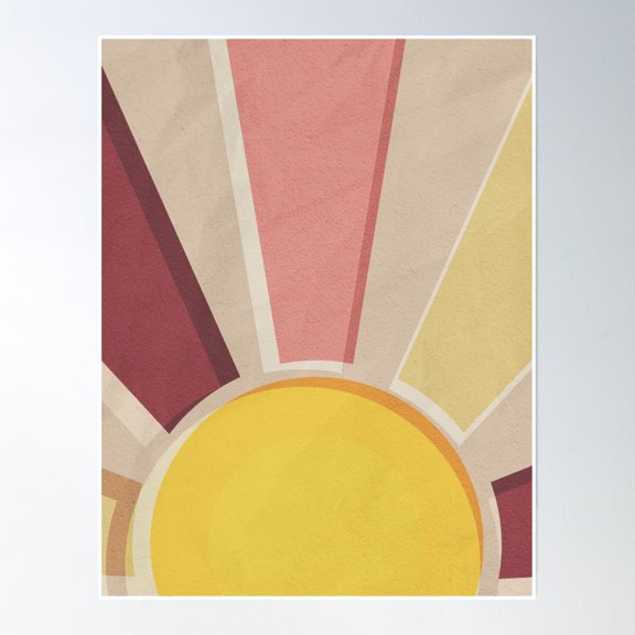 369 Prints Sun Block- No Framed, Vintage Wall Art, Trendy Retro Print, Room Decor, Wall Art UNFRAMED, 8x12