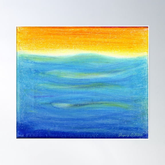 369 Prints Sun Rise By Gregory D White- No Framed, Vintage Wall Art, Trendy Retro Print, Room Decor, Wall Art UNFRAMED, 24x36