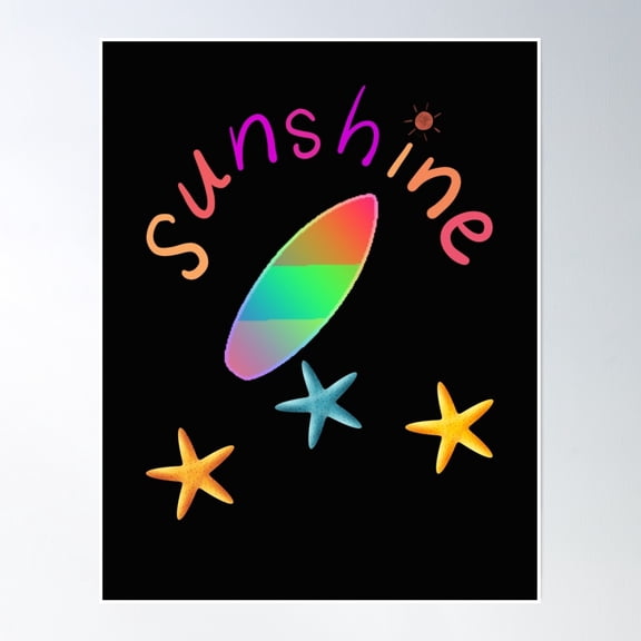 369 Prints Sunshine- No Framed, Vintage Wall Art, Trendy Retro Print, Room Decor, Wall Art, Poster Only