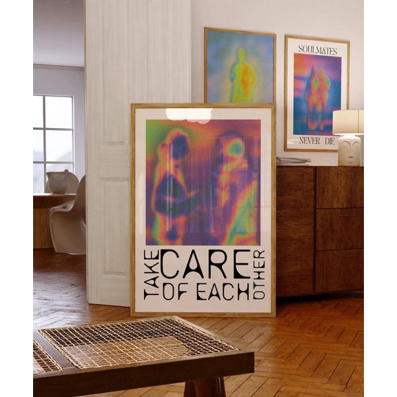 369 Prints aura Poster, Retro Gradient Poster, Self Affirmation, Aesthetic Room Decor, Grainy Gradient, Dorm Decor, Y2K Poster, Psychedelic Home Decor UNFRAMED, 16x24