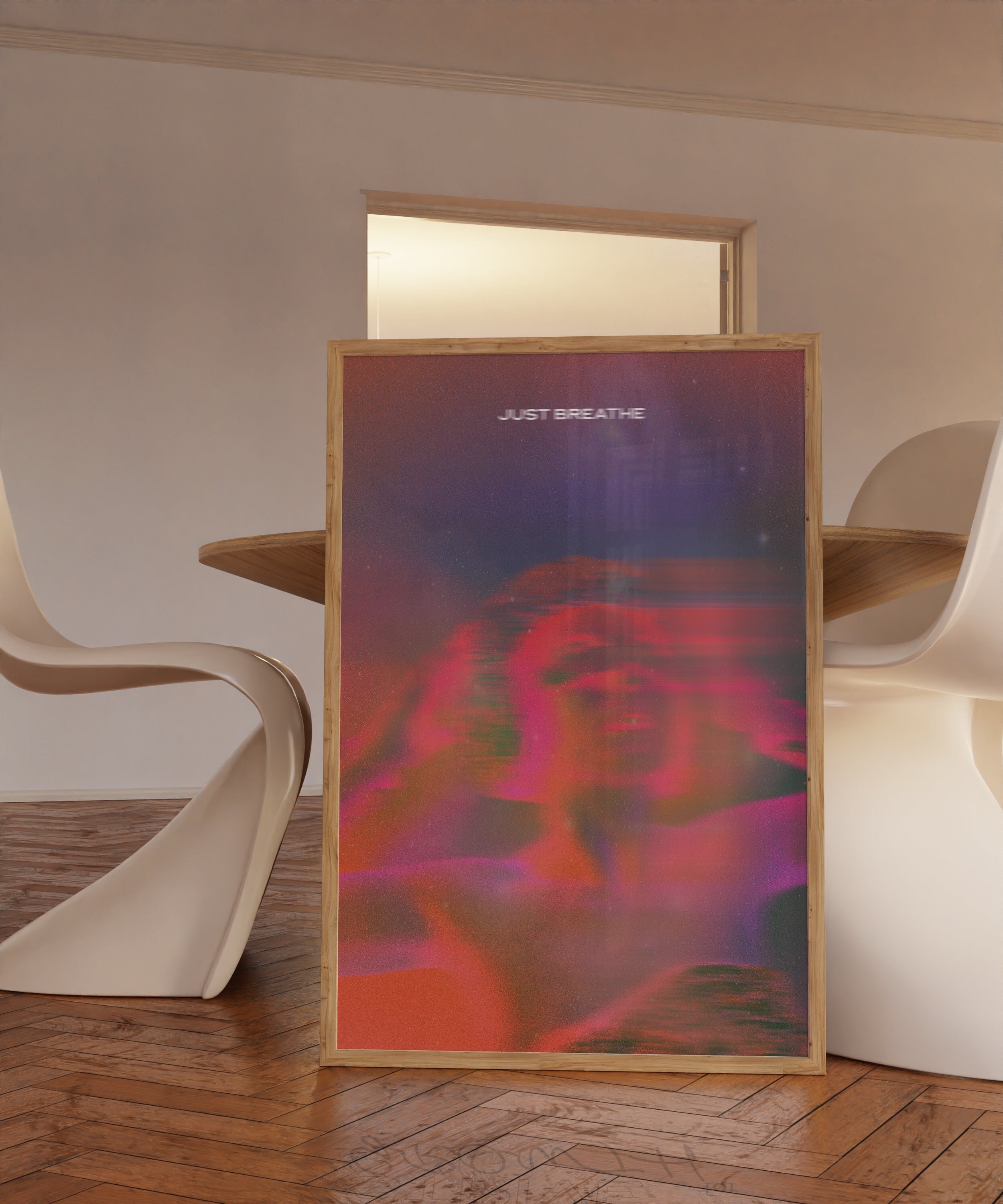 369 Prints aura Poster, Retro Gradient Poster, Self Affirmation ...