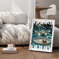 thumbnail image 1 of 369 Prints happy Hour Poster – Retro-Futuristic Cocktail Print, Bold Poolside Wall Art, Summer Vibes, For Kitchen Or Dining Room UNFRAMED, 24x36, 1 of 3